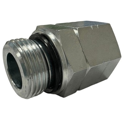 Adaptador Macho BSP Tuerca Loca JIC con Tuerca de alambre empuje