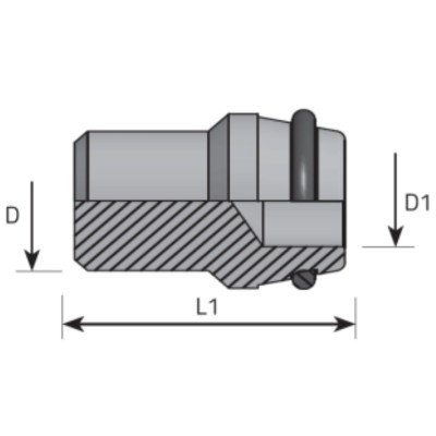 Obturador 24º Con Tuerca