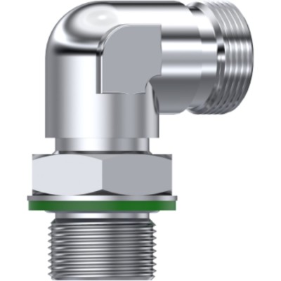 Codo 90º Macho BSPP Orientable