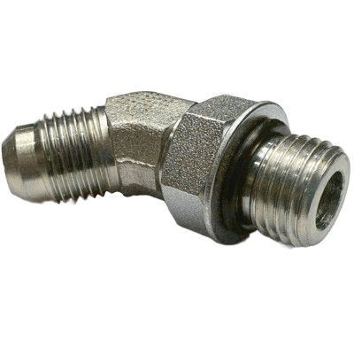 Codo 45º Macho JIC - Macho SAE Orientable
