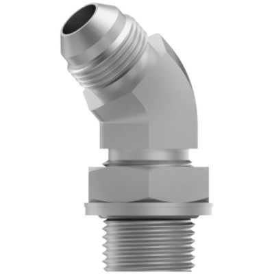 Codo 45º Macho JIC - Macho BSP Orientable