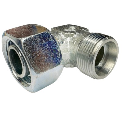 Codo 90º Macho - Tuerca Loca