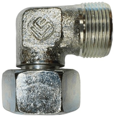 Codo 90º Macho - Tuerca Loca