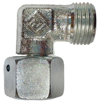 Codo 90º Macho - Tuerca Loca Con Junta Tórica