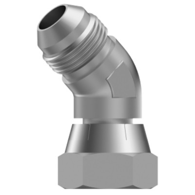 Codo 45º Macho -Tuerca Loca JIC