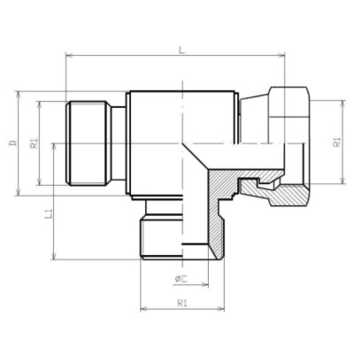 Te Macho - Macho - Tuerca Loca (Pulgadas)