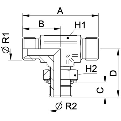 Te Forja Macho-Macho - Orientable Central BSP GAS 60º
