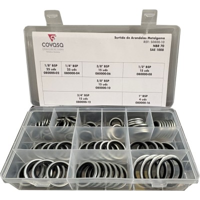 Surtido Arandelas Metalgoma 10