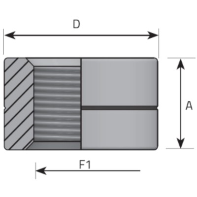 Empalme Soldar Hembra