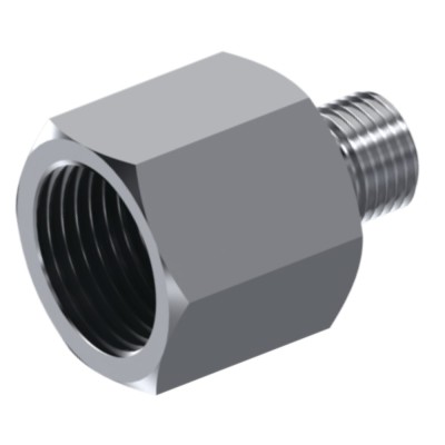 Adaptador Tapón Reductor Macho - Hembra Inoxidable