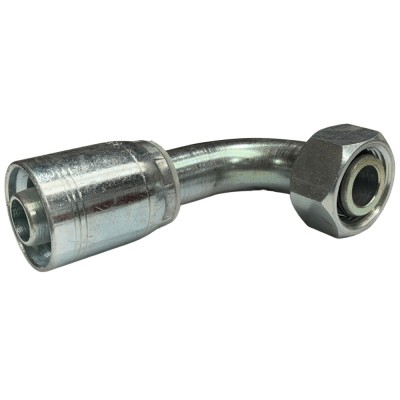 Codo 90º Prensar 4 Mallas con Casquillo