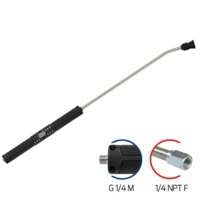 Lanza Acero Inoxidable Sin Protector Térmico