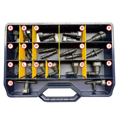 Surtido de Emergencia Racores Combustible Plástico SAE J2044 · SAE J2045
