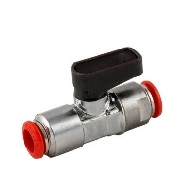 Microválvula esfera unión doble