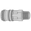 Female 310 Series Quick Coupling Male eSafe Thread