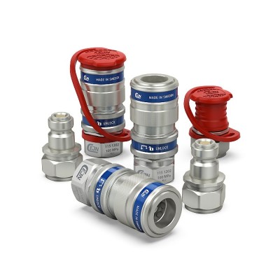 Hembra Enchufe Rápido Hidráulica Serie115 100MPa Rosca Hembra