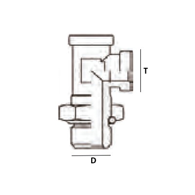 Te Orientable - Adaptador Roscado A Pivote P5