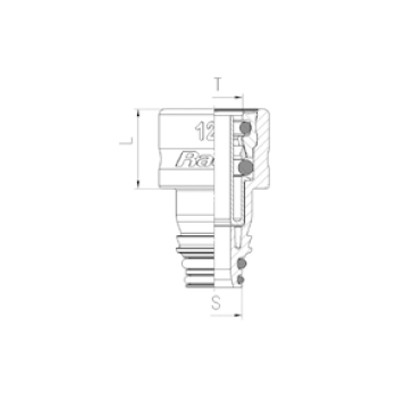 Unión Simple Pivote Raufoss ABC