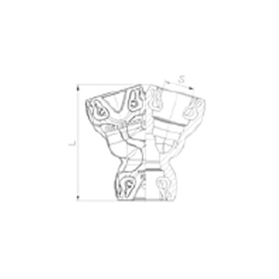 Adaptador Pivote 3 Vías Raufoss ABC