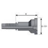 Brida Prensar Recta 3000 Psi