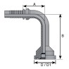 Brida Codo 90 Extra-Larga 3000 Psi