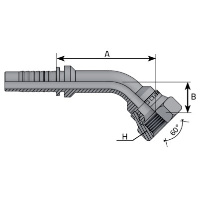 Codo 45º Jis Toyota/Nissan