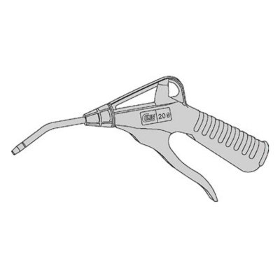 Pistola Aire Plástico Tubo Fijo G