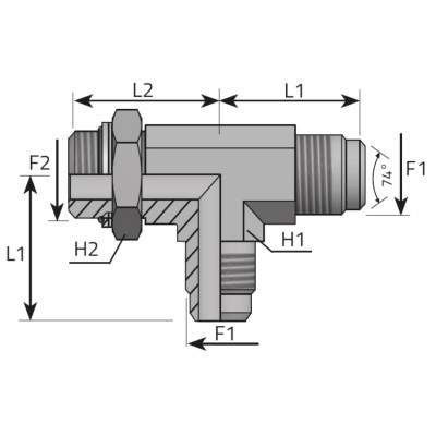 Te Machos JIC - Macho BSP Orientable Lateral