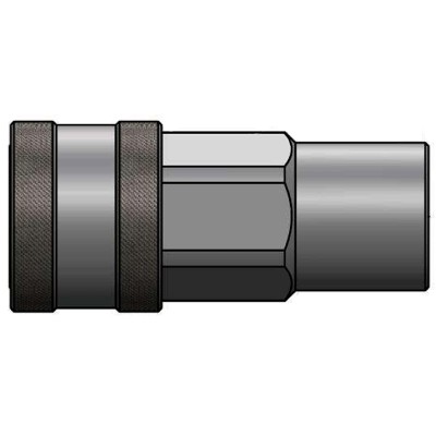 Hembra Enchufe Rápido Serie ISO-B Acero Válvula
