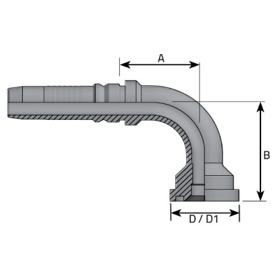 Brida Codo 90 INTERLOCK 3000 Psi