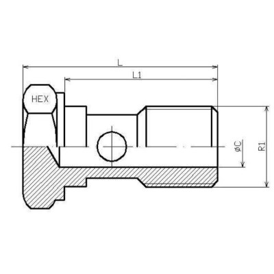 Tornillo Simple BSP Inoxidable