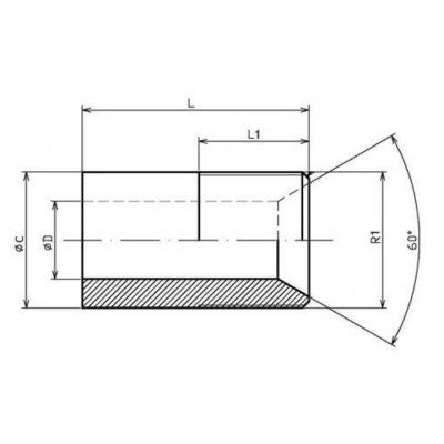 Empalme Soldar Liso Macho Inoxidable