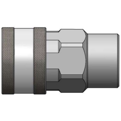 Hembra Enchufe Rápido ISO Inoxidable AISI 316
