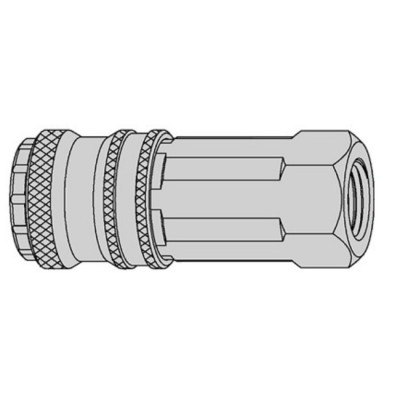 Hembra Enchufe Rápido Aire Serie 410 eSafe Rosca Hembra