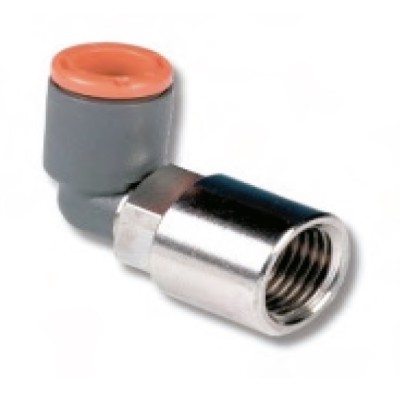 Codo Simple Giratorio Tecnopolímero Hembra