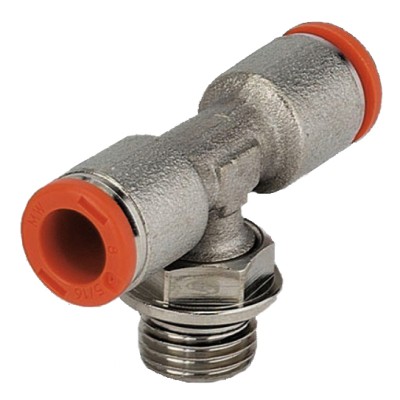 Unión Te Giratoria Central Metal