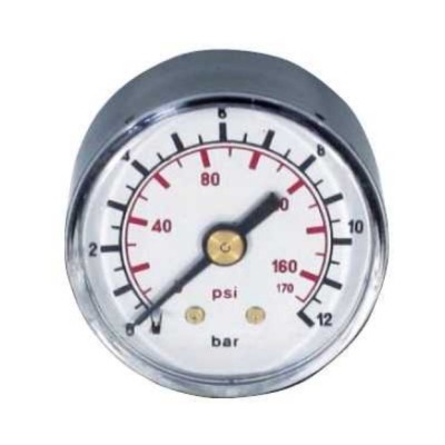 Manómetro Rosca Posterior Seco