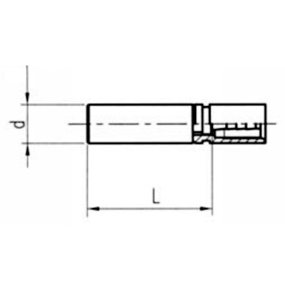 Terminal Espiga Lisa