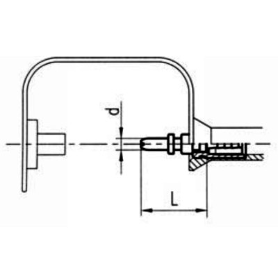 Terminal Espiga Macho Toma Control