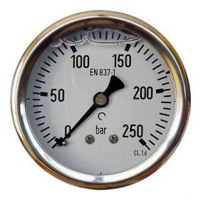 Manómetro 63mm Con Glicerina