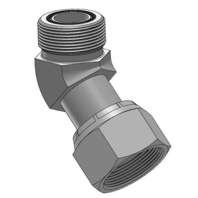 Codo 45º Macho - Tuerca Loca ORFS