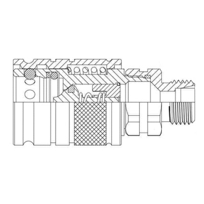 Hembra Enchufe Rápido Push-Pull (mm)