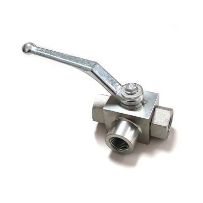 Válvula Con Taladros De Fijación 3 Vías Hembra