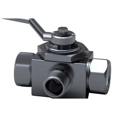 Valvula Con Cuello De Fijación 3 Vias