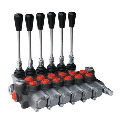 Distribuidor Hidráulico 6 Palancas