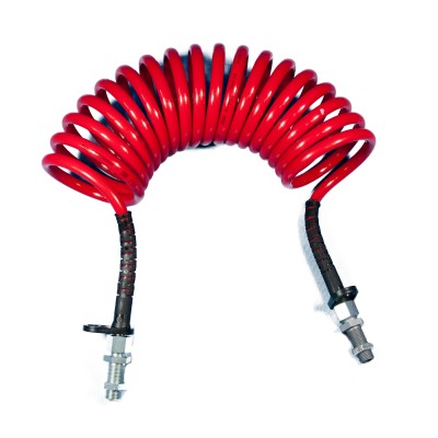 Espiral Semirremolque Poliamida Roja