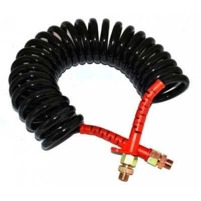 Espiral Semirremolque Poliuretano Negra - Roja