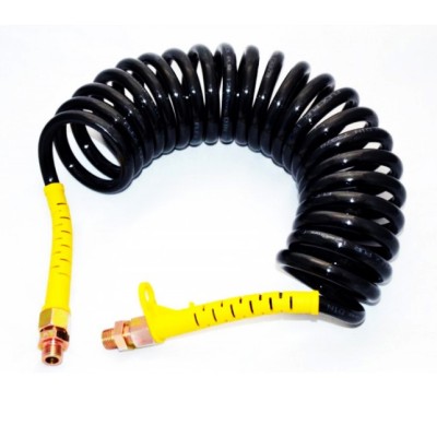 Espiral Semirremolque Poliuretano Negra - Amarilla