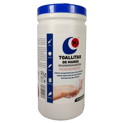 Toallitas de Manos Desengrasantes Higienizantes