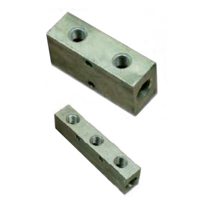 Regleta 1/4" Salidas Laterales 1/8"